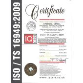 ISO TS 16949:2009 Otomotiv Kalite Yönetim Sistemi 